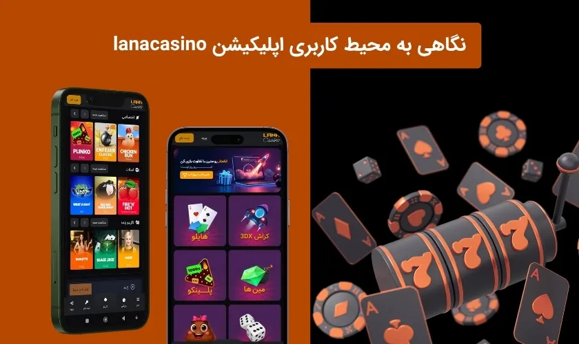شرایط محیط کاربری اپلیکیشن لانا کازینو
